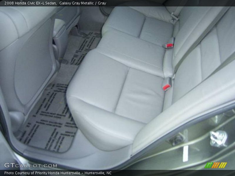 Galaxy Gray Metallic / Gray 2008 Honda Civic EX-L Sedan