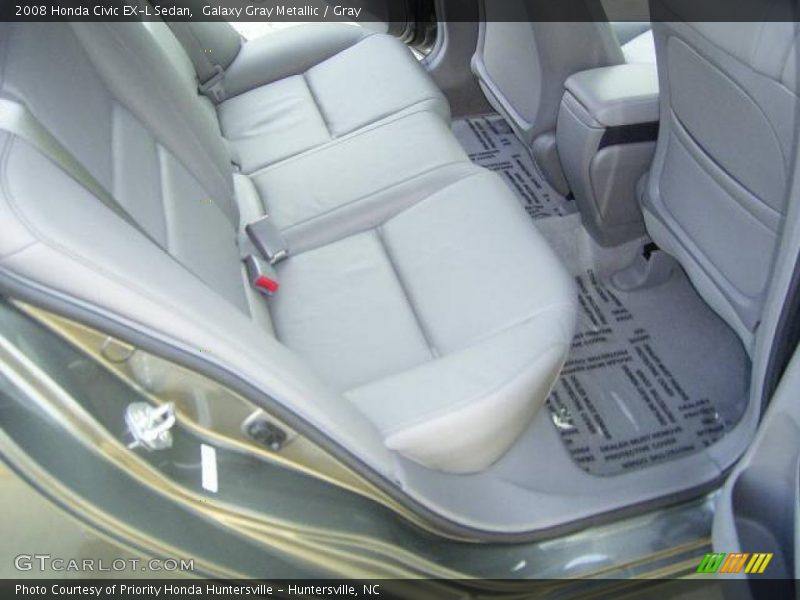 Galaxy Gray Metallic / Gray 2008 Honda Civic EX-L Sedan