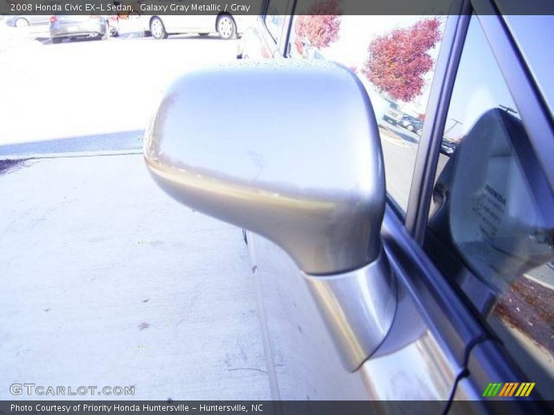 Galaxy Gray Metallic / Gray 2008 Honda Civic EX-L Sedan