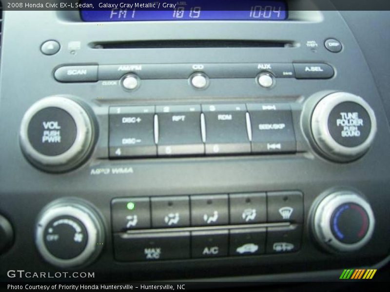 Galaxy Gray Metallic / Gray 2008 Honda Civic EX-L Sedan