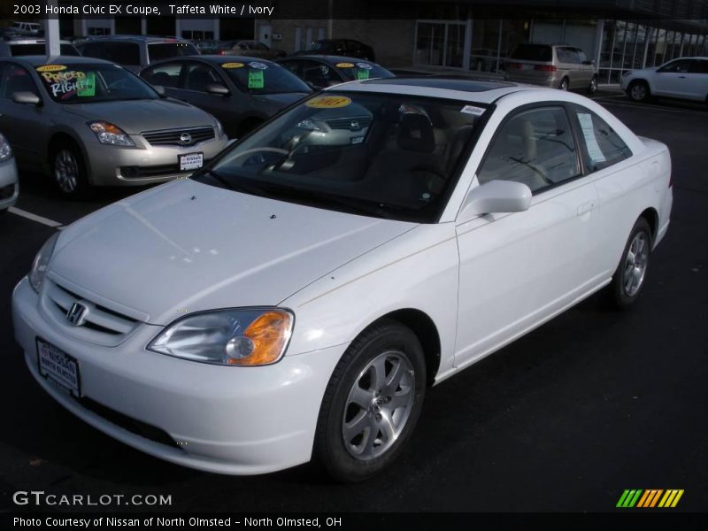Taffeta White / Ivory 2003 Honda Civic EX Coupe