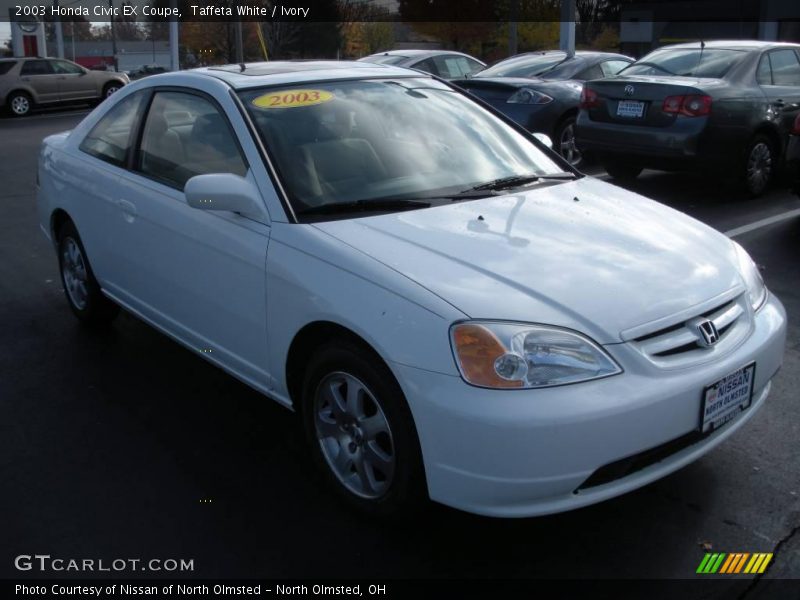 Taffeta White / Ivory 2003 Honda Civic EX Coupe