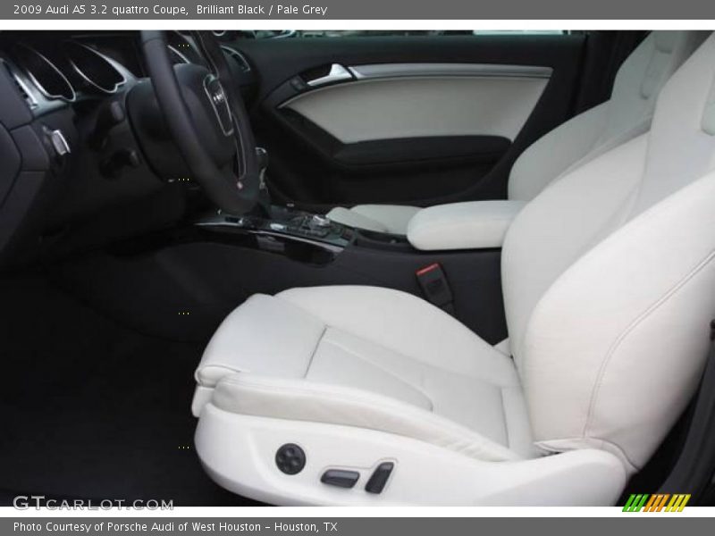 Brilliant Black / Pale Grey 2009 Audi A5 3.2 quattro Coupe