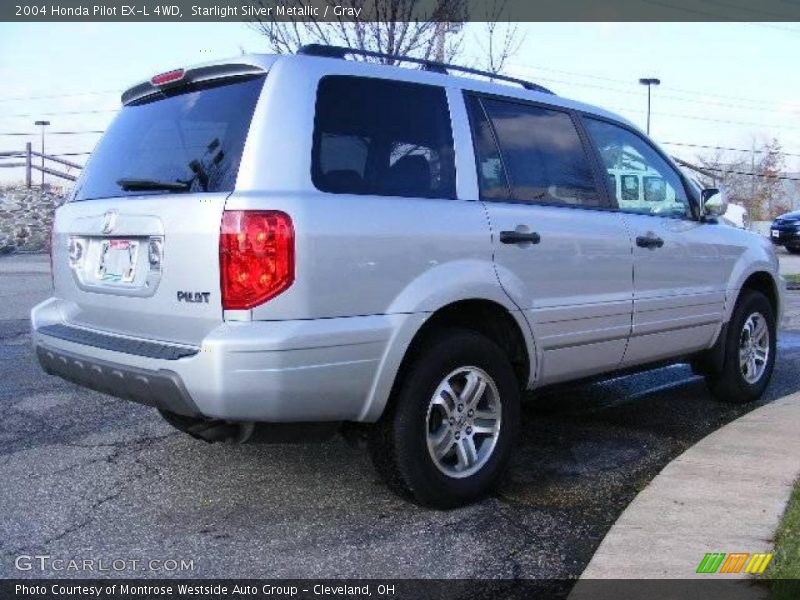 Starlight Silver Metallic / Gray 2004 Honda Pilot EX-L 4WD