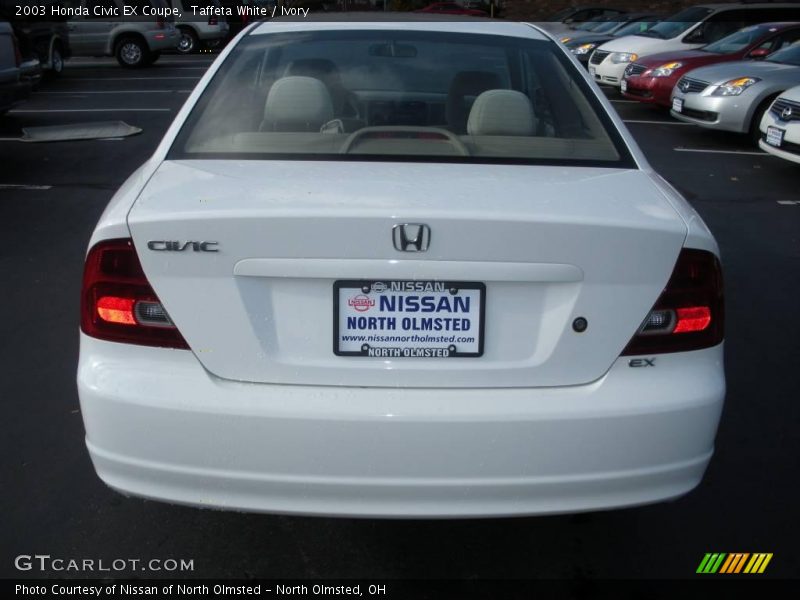 Taffeta White / Ivory 2003 Honda Civic EX Coupe
