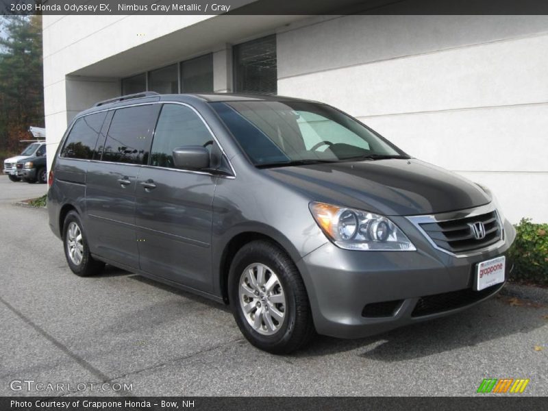 Nimbus Gray Metallic / Gray 2008 Honda Odyssey EX