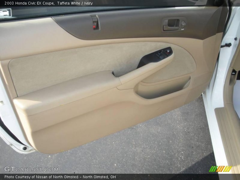 Taffeta White / Ivory 2003 Honda Civic EX Coupe