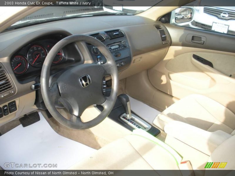 Taffeta White / Ivory 2003 Honda Civic EX Coupe