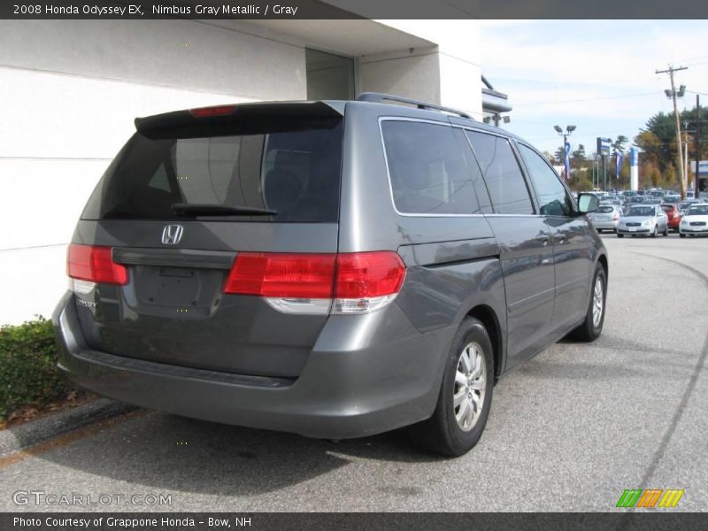Nimbus Gray Metallic / Gray 2008 Honda Odyssey EX