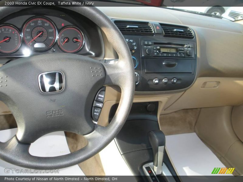 Taffeta White / Ivory 2003 Honda Civic EX Coupe
