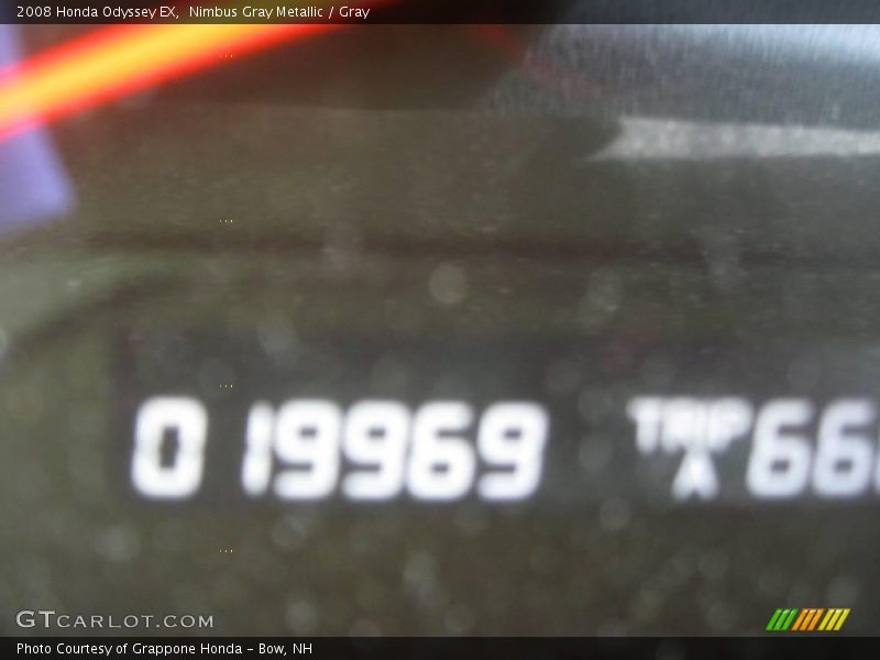 Nimbus Gray Metallic / Gray 2008 Honda Odyssey EX