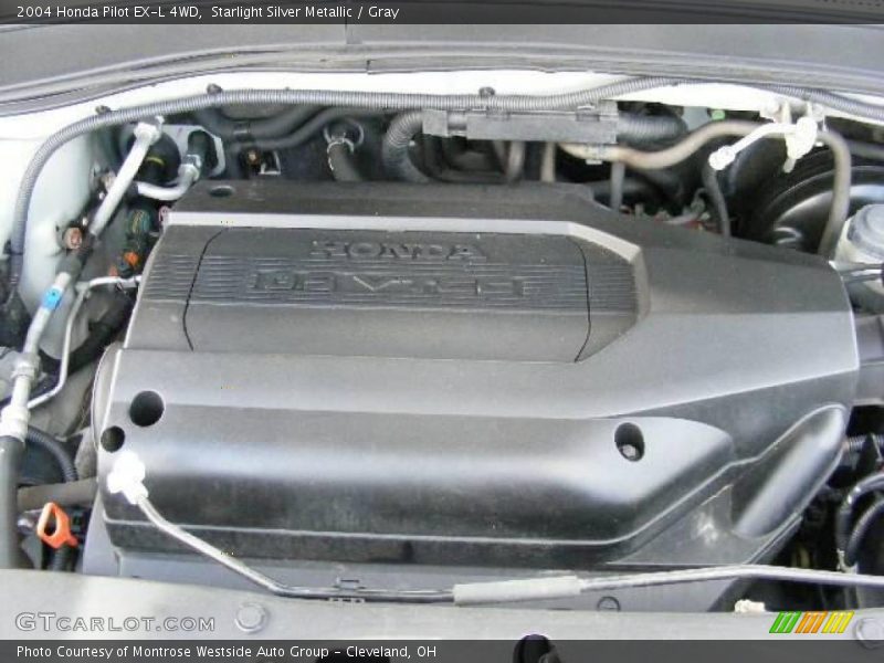 Starlight Silver Metallic / Gray 2004 Honda Pilot EX-L 4WD