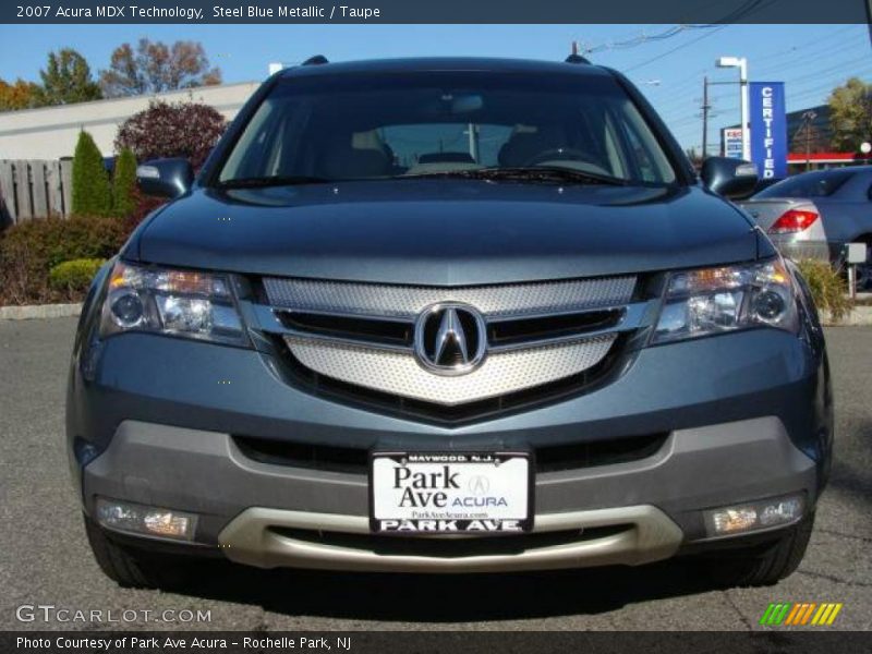 Steel Blue Metallic / Taupe 2007 Acura MDX Technology