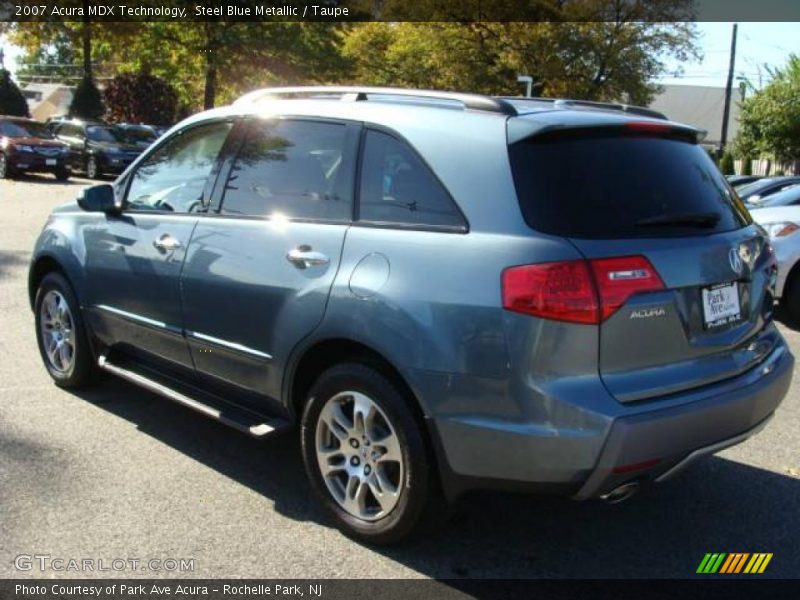Steel Blue Metallic / Taupe 2007 Acura MDX Technology