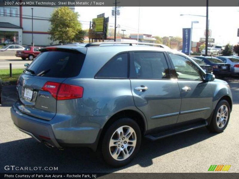 Steel Blue Metallic / Taupe 2007 Acura MDX Technology
