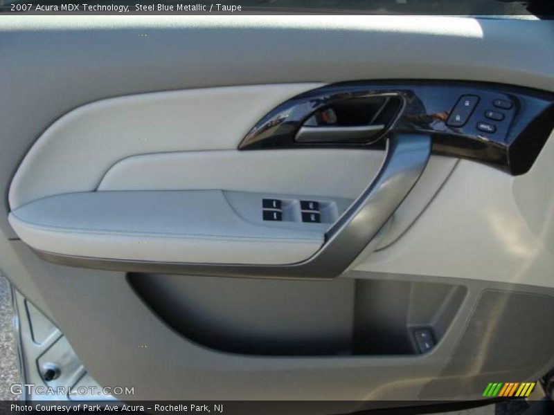 Steel Blue Metallic / Taupe 2007 Acura MDX Technology