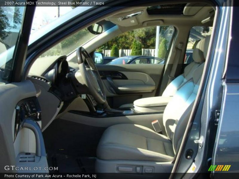 Steel Blue Metallic / Taupe 2007 Acura MDX Technology