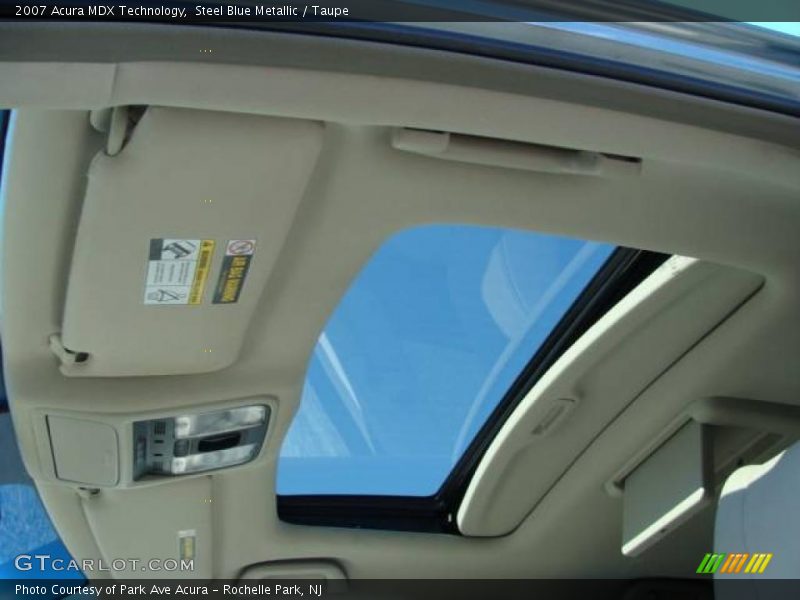 Steel Blue Metallic / Taupe 2007 Acura MDX Technology
