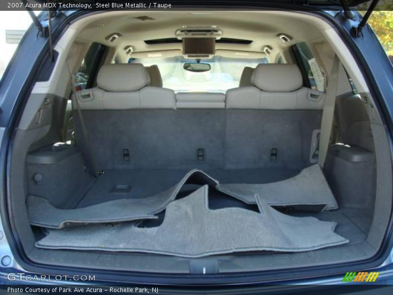 Steel Blue Metallic / Taupe 2007 Acura MDX Technology