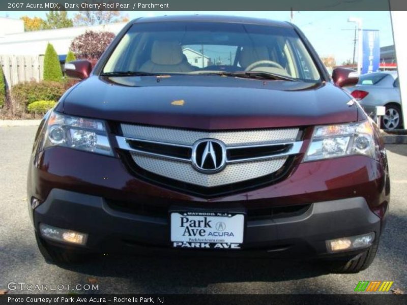 Dark Cherry Red Pearl / Parchment 2007 Acura MDX