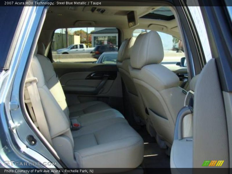 Steel Blue Metallic / Taupe 2007 Acura MDX Technology
