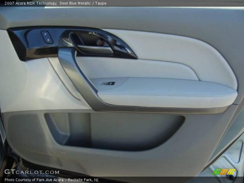 Steel Blue Metallic / Taupe 2007 Acura MDX Technology