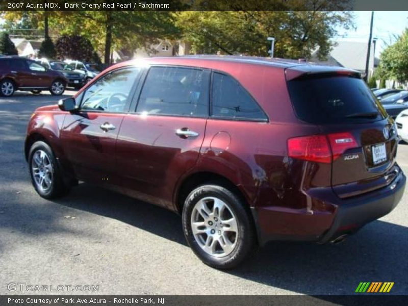 Dark Cherry Red Pearl / Parchment 2007 Acura MDX