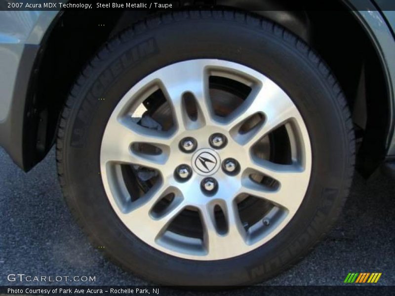 Steel Blue Metallic / Taupe 2007 Acura MDX Technology