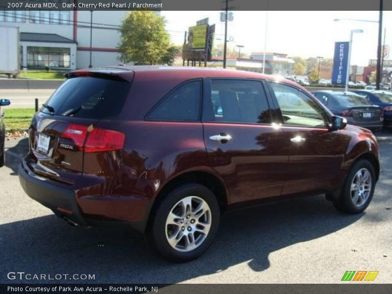 Dark Cherry Red Pearl / Parchment 2007 Acura MDX