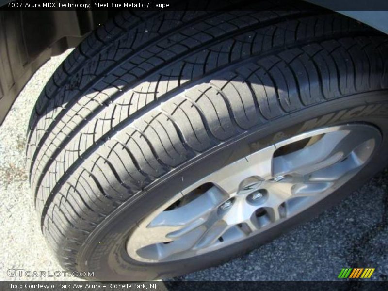 Steel Blue Metallic / Taupe 2007 Acura MDX Technology