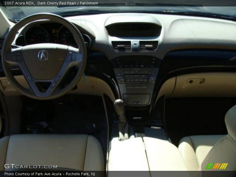 Dark Cherry Red Pearl / Parchment 2007 Acura MDX