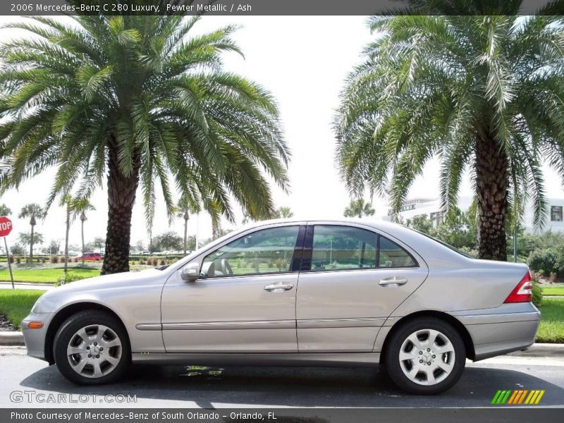 Pewter Metallic / Ash 2006 Mercedes-Benz C 280 Luxury