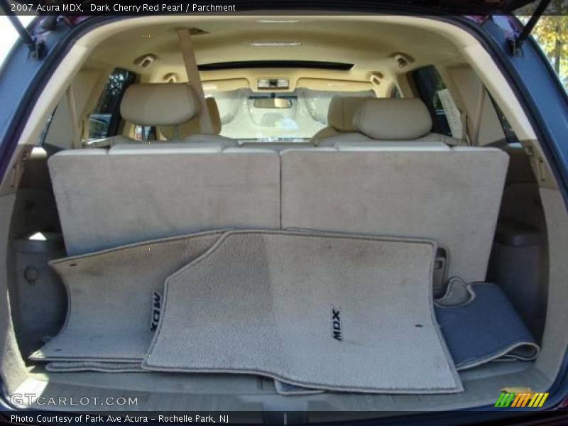 Dark Cherry Red Pearl / Parchment 2007 Acura MDX