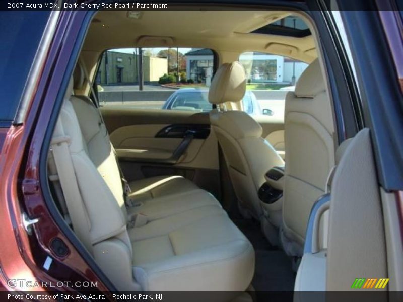 Dark Cherry Red Pearl / Parchment 2007 Acura MDX