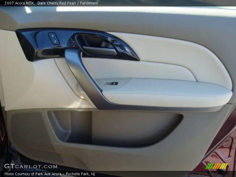 Dark Cherry Red Pearl / Parchment 2007 Acura MDX