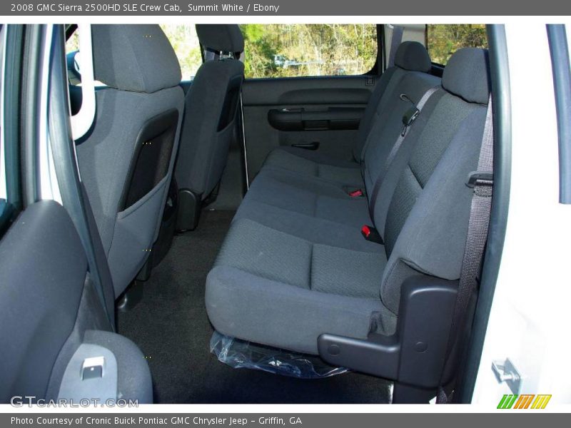 Summit White / Ebony 2008 GMC Sierra 2500HD SLE Crew Cab