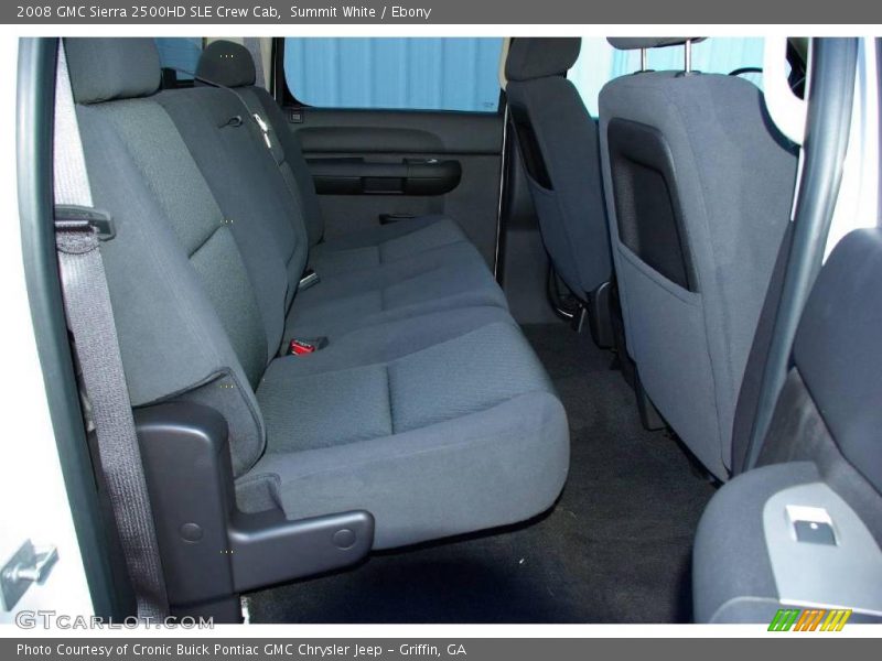 Summit White / Ebony 2008 GMC Sierra 2500HD SLE Crew Cab