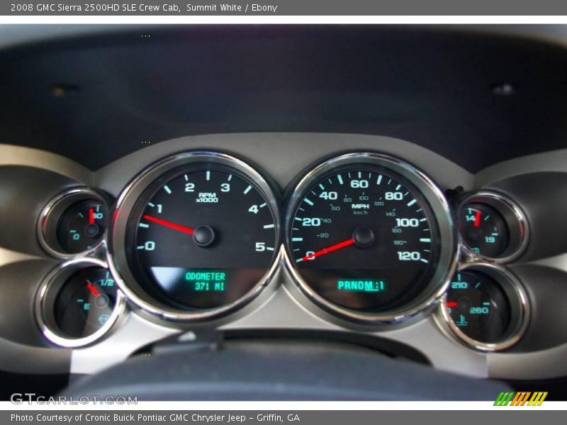 Summit White / Ebony 2008 GMC Sierra 2500HD SLE Crew Cab