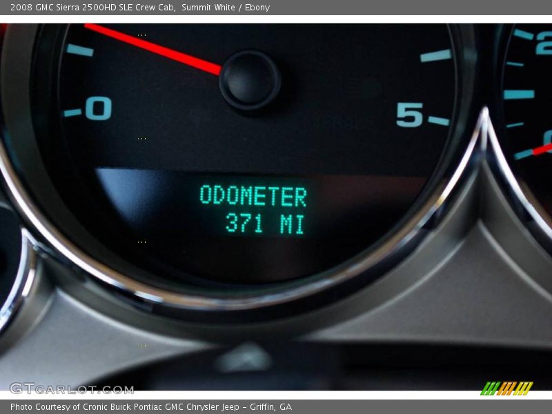 Summit White / Ebony 2008 GMC Sierra 2500HD SLE Crew Cab