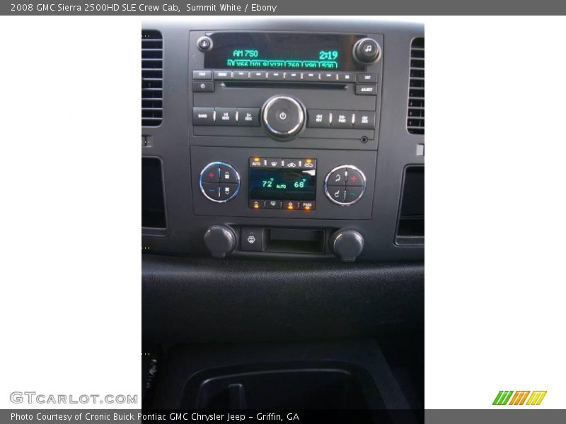 Summit White / Ebony 2008 GMC Sierra 2500HD SLE Crew Cab