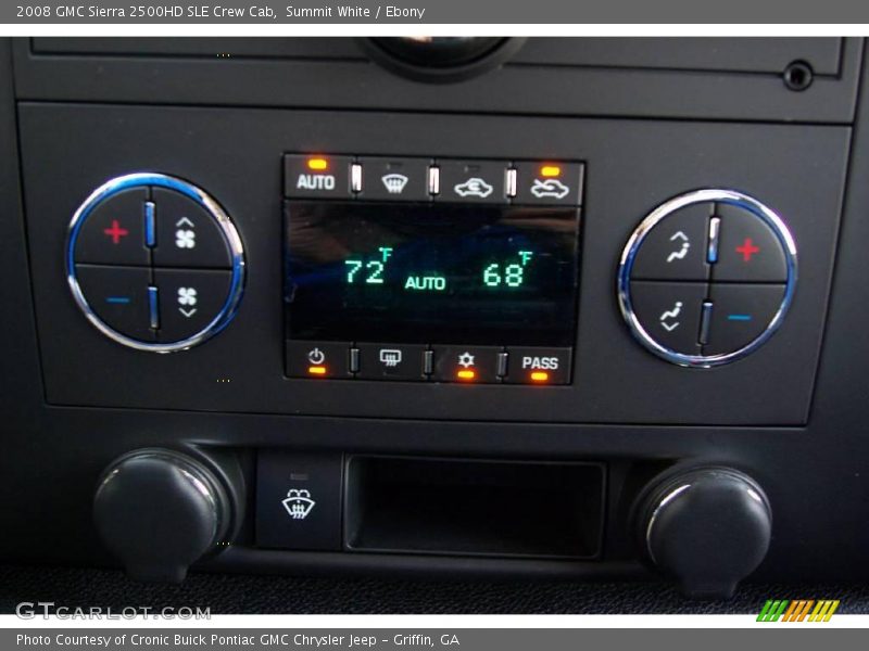 Summit White / Ebony 2008 GMC Sierra 2500HD SLE Crew Cab
