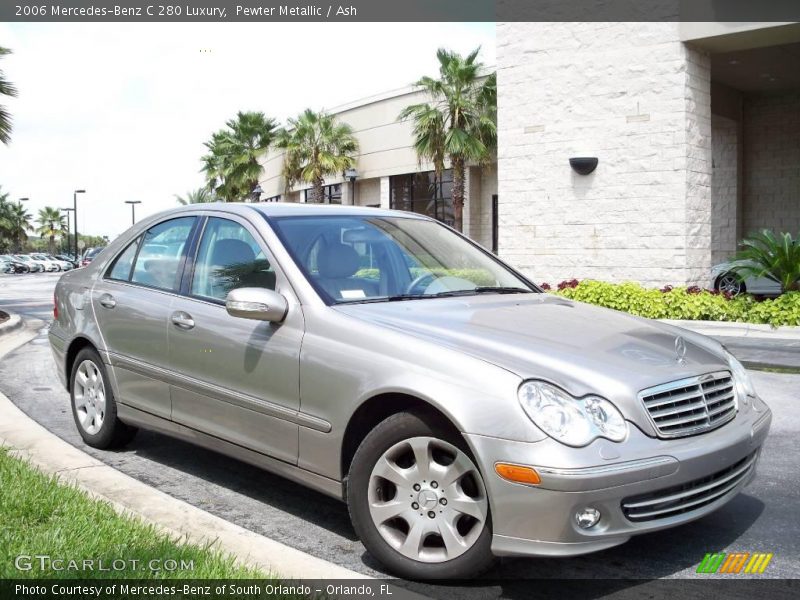 Pewter Metallic / Ash 2006 Mercedes-Benz C 280 Luxury
