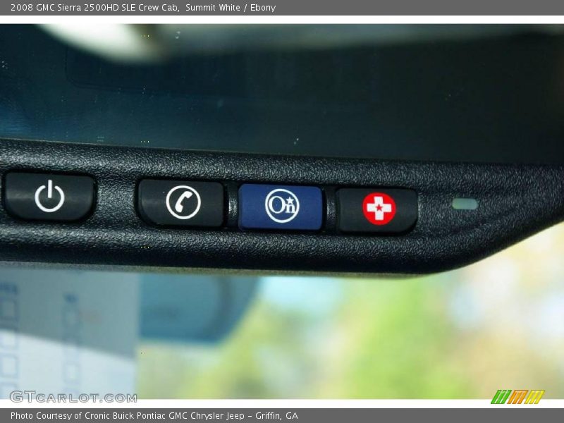 Summit White / Ebony 2008 GMC Sierra 2500HD SLE Crew Cab