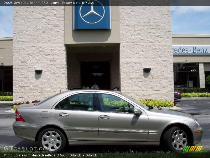Pewter Metallic / Ash 2006 Mercedes-Benz C 280 Luxury