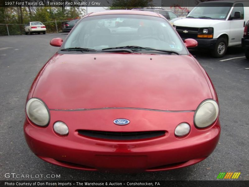 Toreador Red Metallic / Grey 1997 Ford Taurus GL