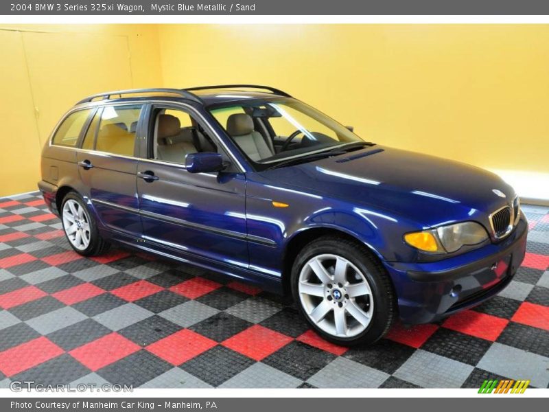 Mystic Blue Metallic / Sand 2004 BMW 3 Series 325xi Wagon