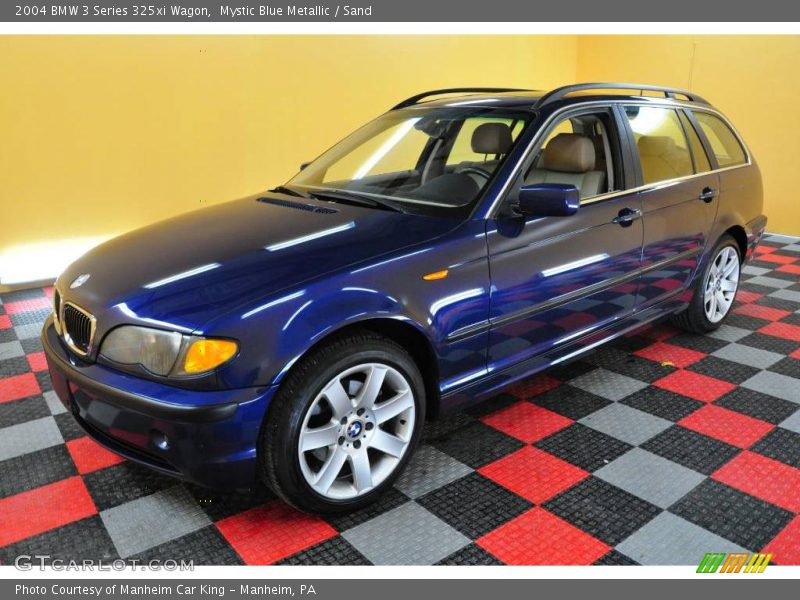 Mystic Blue Metallic / Sand 2004 BMW 3 Series 325xi Wagon