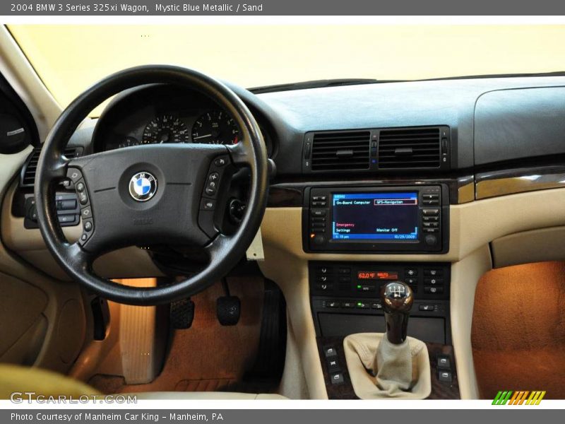 Mystic Blue Metallic / Sand 2004 BMW 3 Series 325xi Wagon