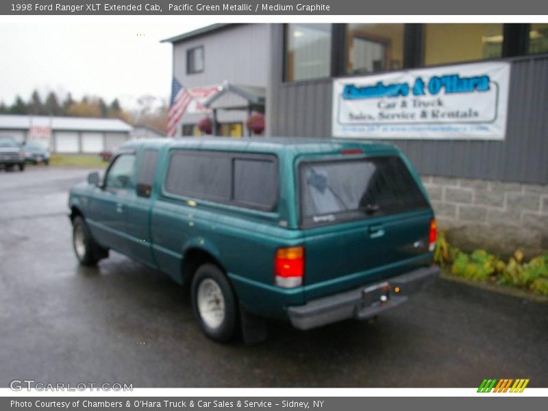 Pacific Green Metallic / Medium Graphite 1998 Ford Ranger XLT Extended Cab