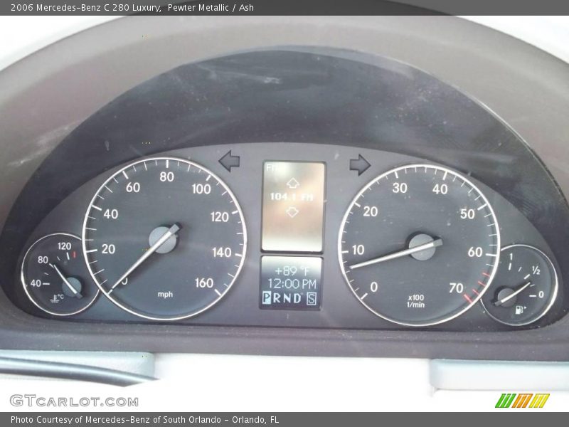 Pewter Metallic / Ash 2006 Mercedes-Benz C 280 Luxury